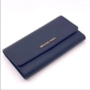 Michael Kors Trifold Wallet Black